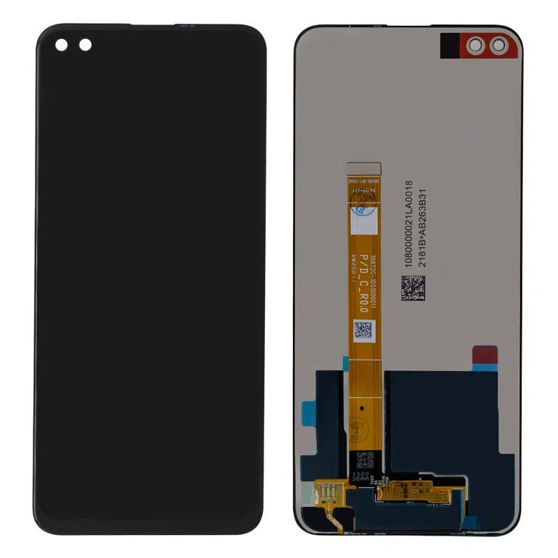 Mozomart Lcd Display Folder for Realme 6 Pro Black - Zeespares.in