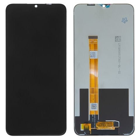 Mozomart Lcd Display Folder for Realme C12 Black - Zeespares.in