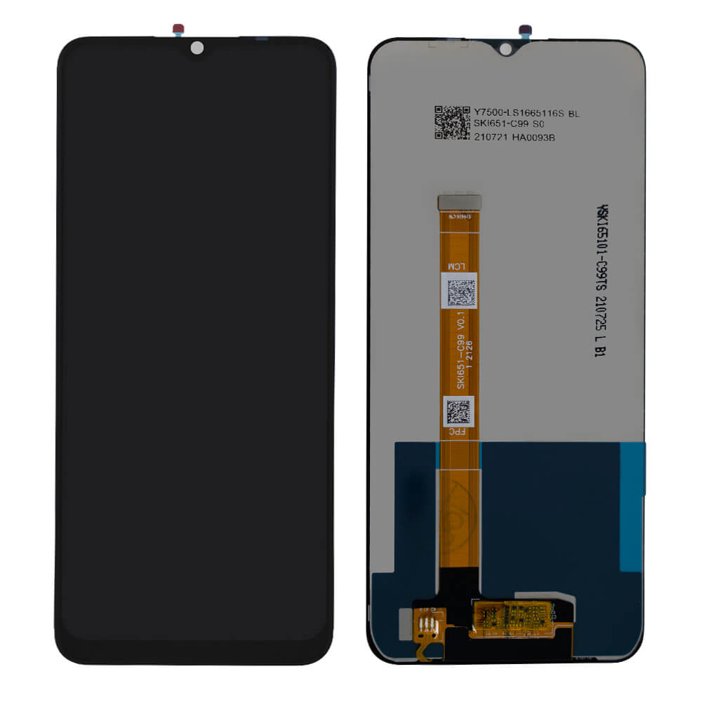 Mozomart Lcd Display Folder for Realme C21Y Black - Zeespares.in