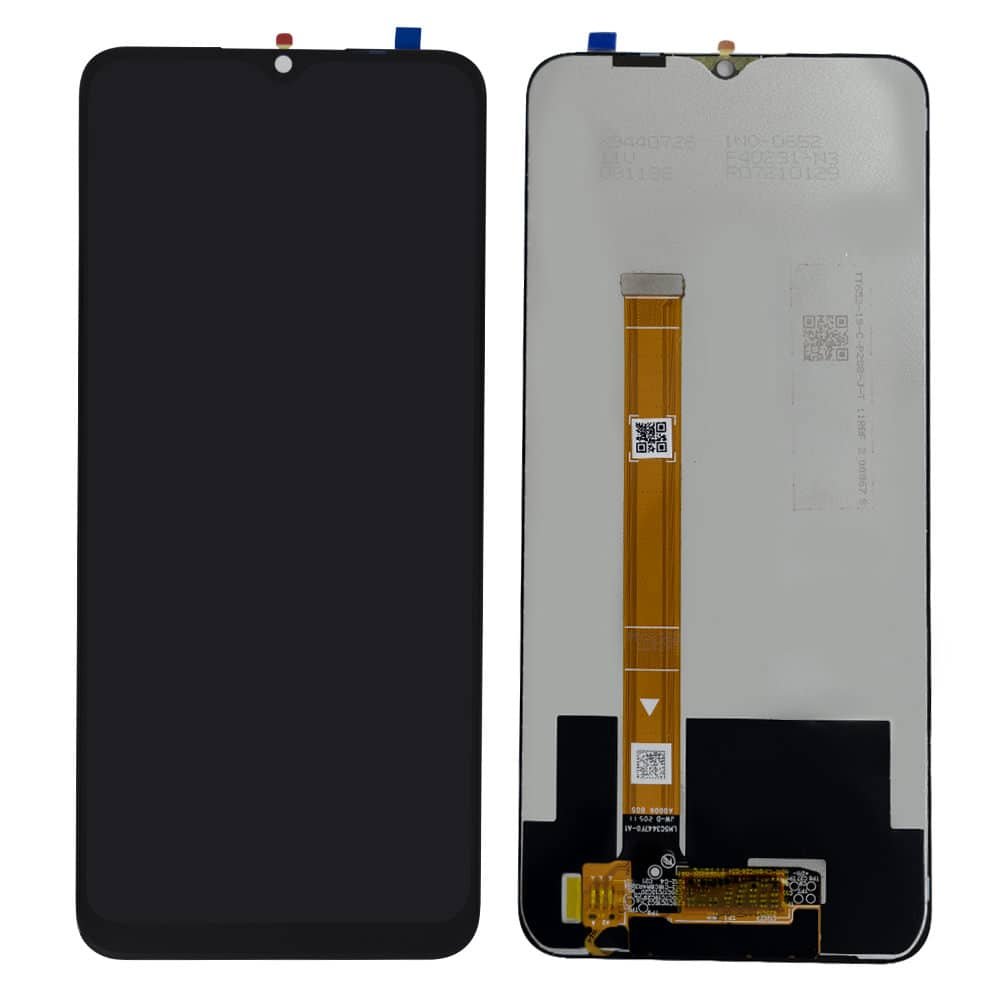 Mozomart Lcd Display Folder for Realme C25 Black - Zeespares.in