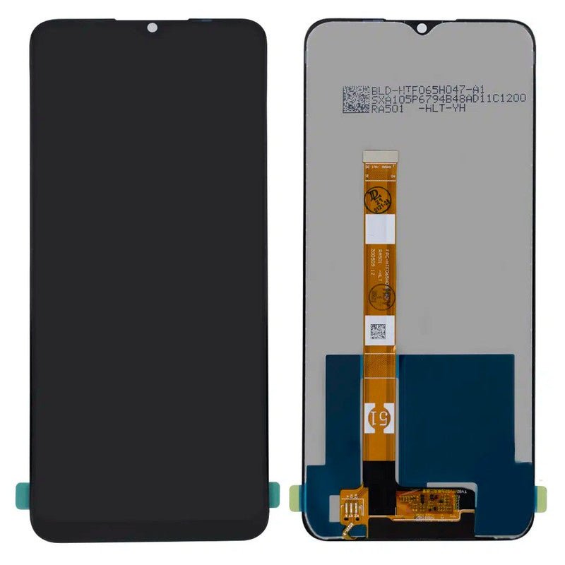 Mozomart Lcd Display Folder for Realme Narzo 20 Black - Zeespares.in