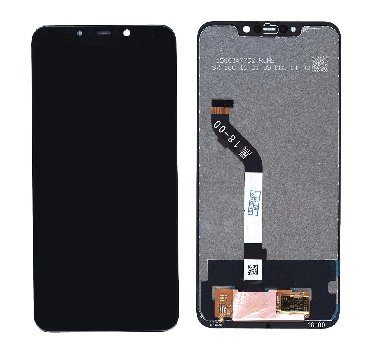 Mozomart Lcd Display Folder for Xiaomi Pocophone F1 Black - Zeespares.in