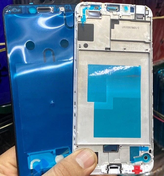 Mozomart Lcd Display Middle Frame for Honor 7A Black - Zeespares.in