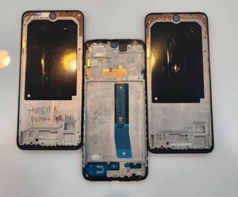 Mozomart Lcd Display Middle Frame for Mi Note 11S - Zeespares.in