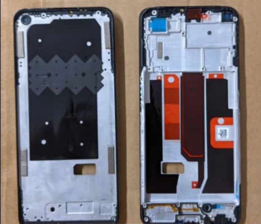 Mozomart Lcd Display Middle Frame for Oppo A93 Black - Zeespares.in