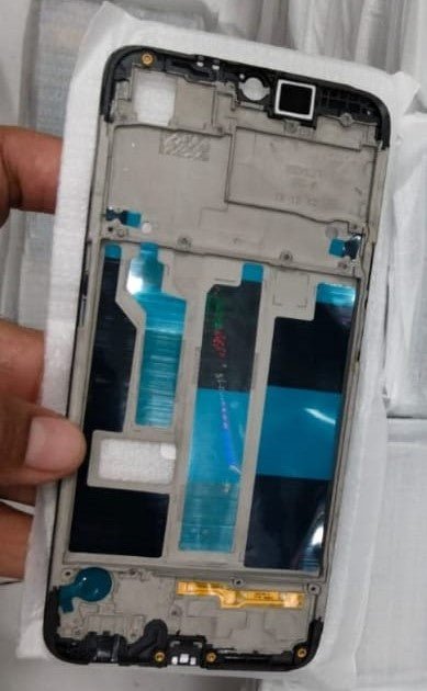 Mozomart Lcd Display Middle Frame for Oppo F9 Pro Black - Zeespares.in