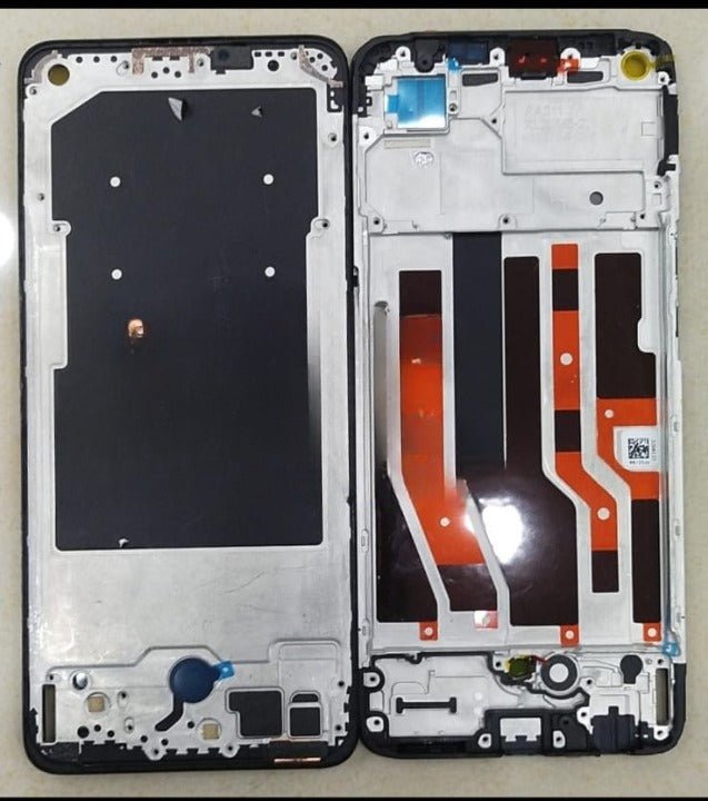 Mozomart Lcd Display Middle Frame for Oppo Reno 7 4G  Black - Zeespares.in