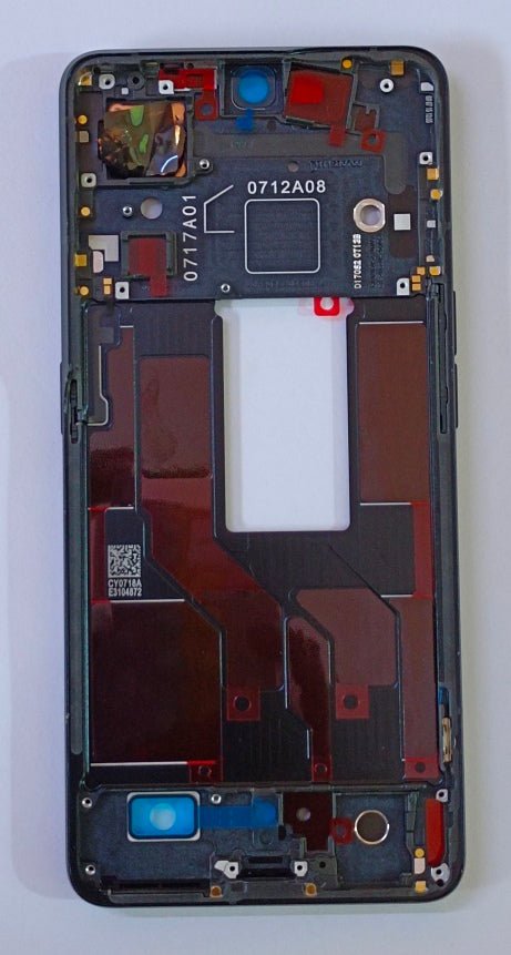 Mozomart Lcd Display Middle Frame for Oppo Reno 8 Pro Black - Zeespares.in