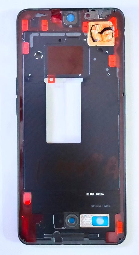 Mozomart Lcd Display Middle Frame for Oppo Reno 8 Pro Black - Zeespares.in
