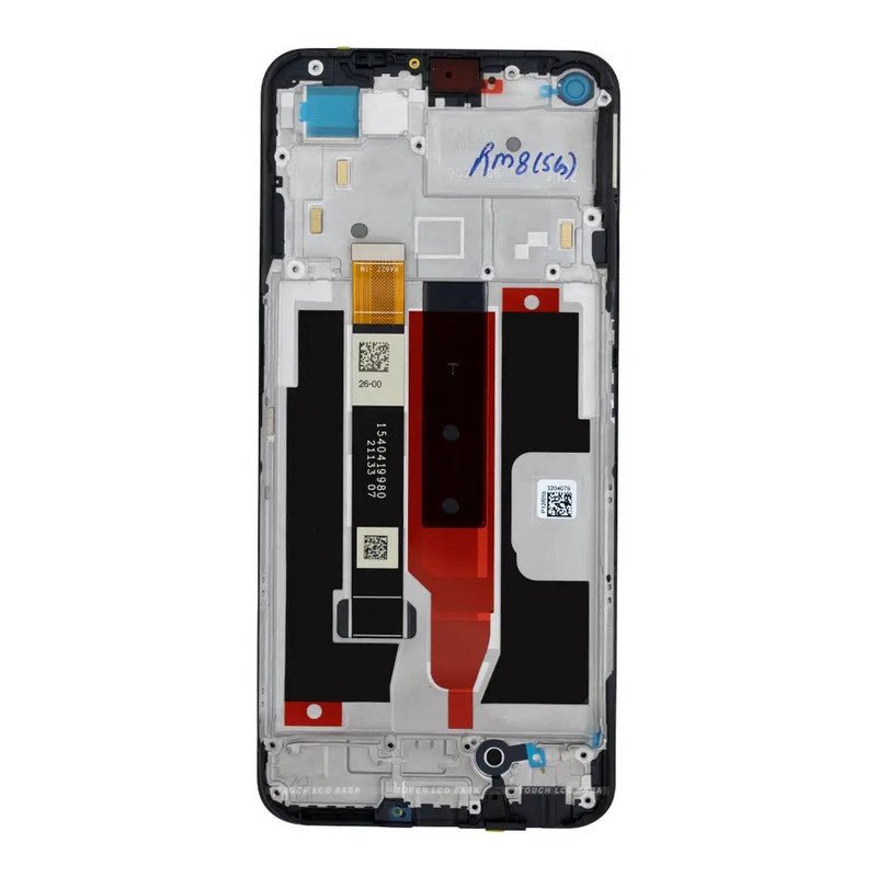 Mozomart Lcd Display Middle Frame for Realme 8 5G Black - Zeespares.in
