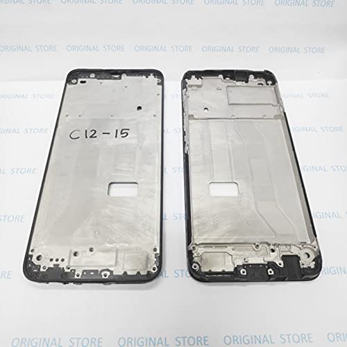 Mozomart Lcd Display Middle Frame for Realme C15 Black - Zeespares.in