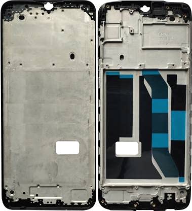 Mozomart Lcd Display Middle Frame for Realme C3 Black - Zeespares.in