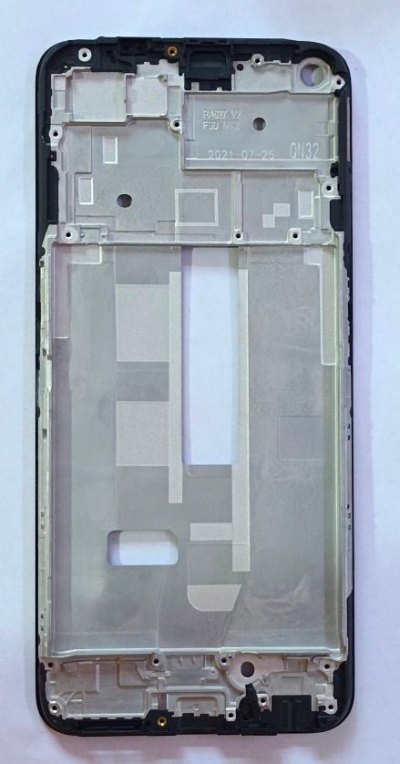 Mozomart Lcd Display Middle Frame for Realme Narzo 30 5G Black - Zeespares.in