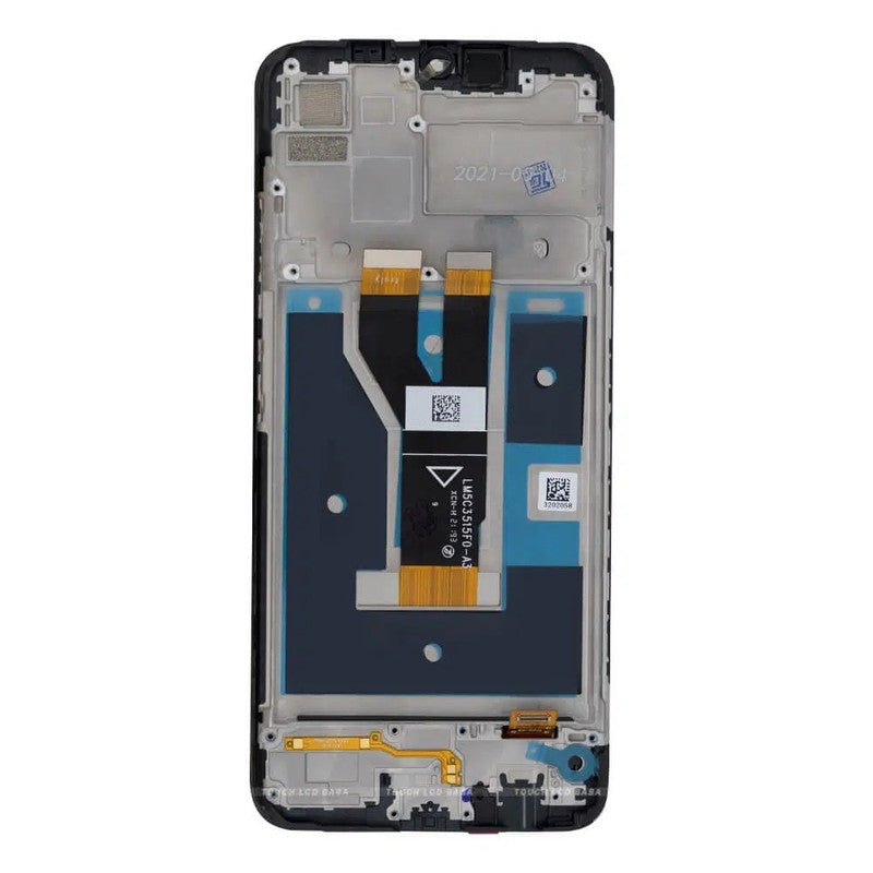 Mozomart Lcd Display Middle Frame for Realme Narzo 50i Black - Zeespares.in