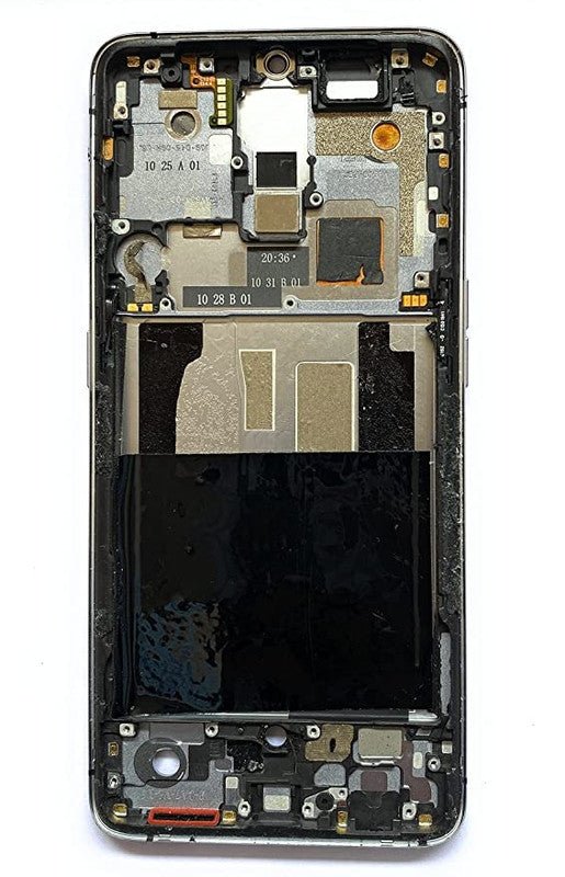 Mozomart Lcd Display Middle Frame for Realme X2 Pro Black - Zeespares.in