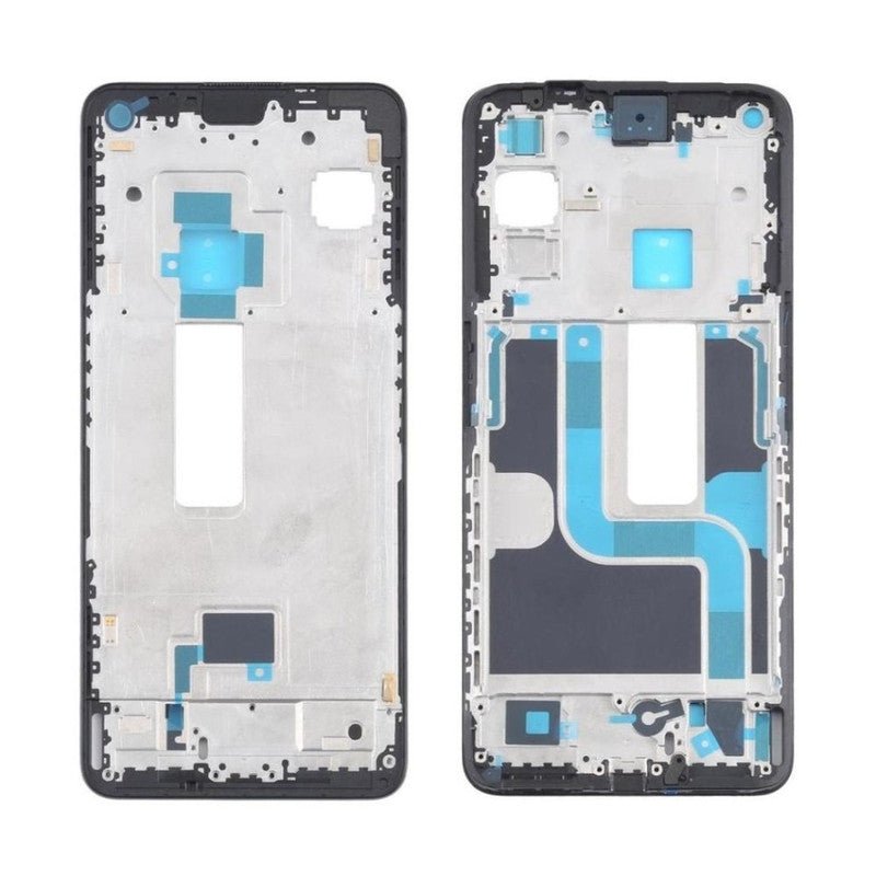 Mozomart Lcd Display Middle Frame for Realme X7 Pro Black - Zeespares.in