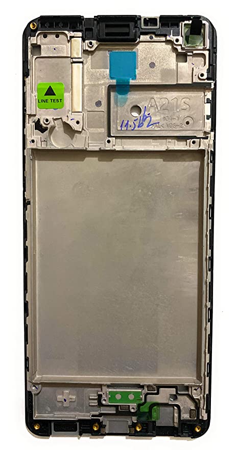 Mozomart Lcd Display Middle Frame for Samsung Galaxy A21s Black - Zeespares.in