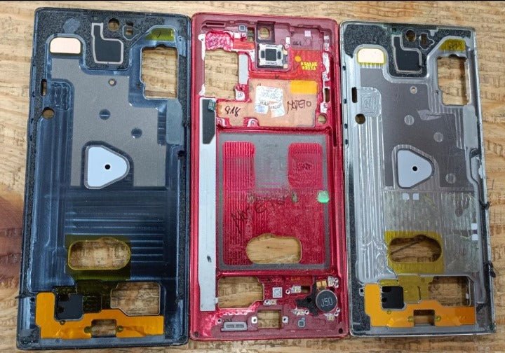 Mozomart Lcd Display Middle Frame for Samsung Galaxy Note 10 : Black - Zeespares.in