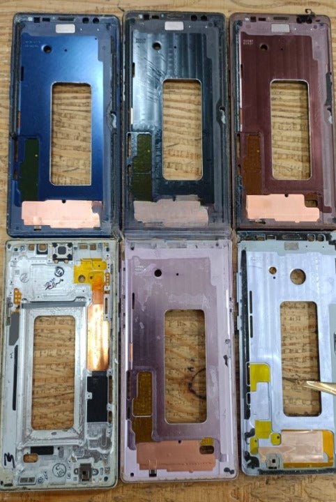 Mozomart Lcd Display Middle Frame for Samsung Galaxy Note 9 : Grey - Zeespares.in