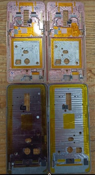 Mozomart Lcd Display Middle Frame for Samsung Galaxy Note A80 : White - Zeespares.in