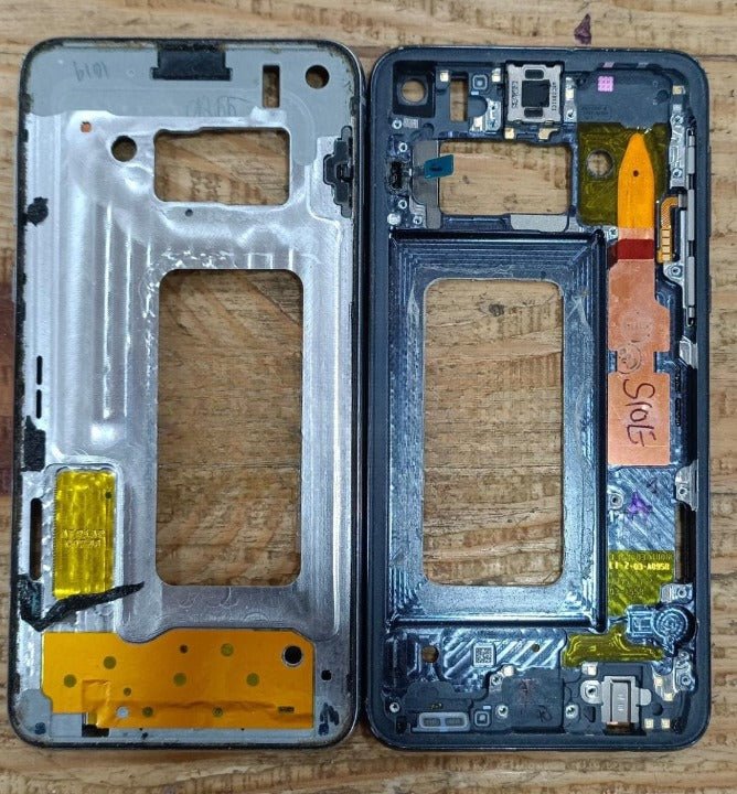Mozomart Lcd Display Middle Frame for Samsung Galaxy S10E : Black - Zeespares.in