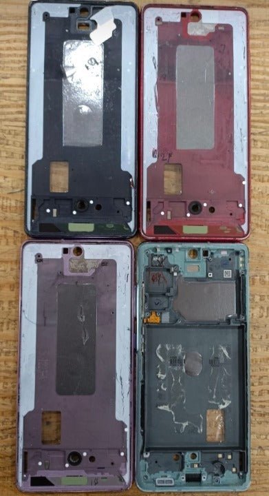 Mozomart Lcd Display Middle Frame for Samsung Galaxy S20FE : Black - Zeespares.in