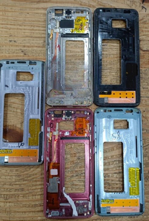 Mozomart Lcd Display Middle Frame for Samsung Galaxy S8 : Grey - Zeespares.in