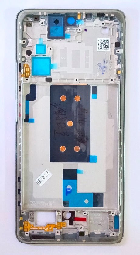 Mozomart Lcd Display Middle Frame for Xiaomi Mi 11T : Silver - Zeespares.in