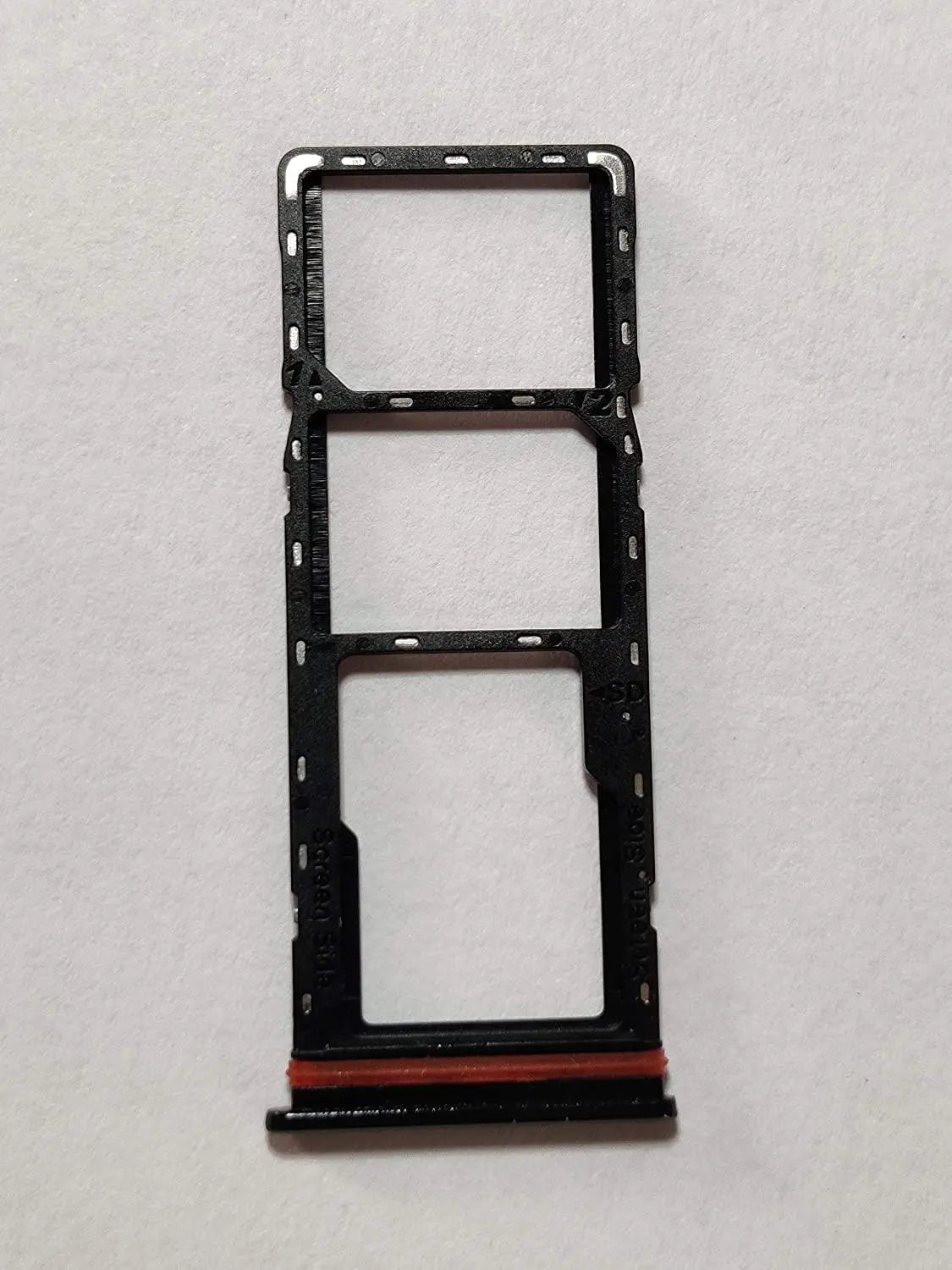 Mozomart Sim Tray Slot Holder for Infinix Note 7 (X690) : Black - Zeespares.in