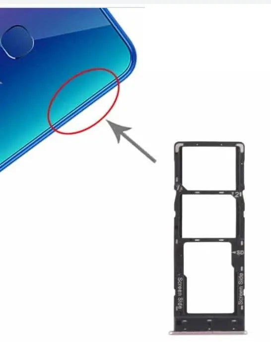 Mozomart Sim Tray Slot Holder for Infinix Smart 3 Plus (X267) : Gold - Zeespares.in