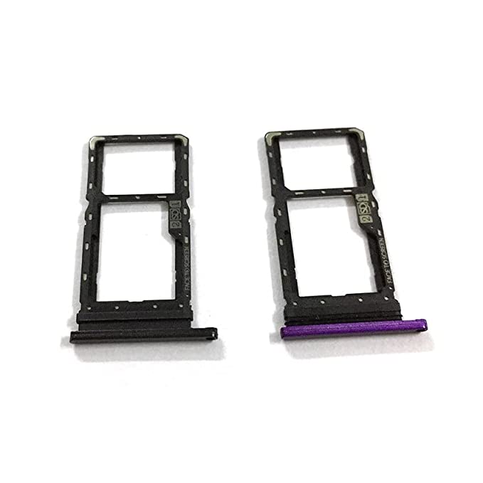 Mozomart Sim Tray Slot Holder for Moto One Macro Purple - Zeespares.in
