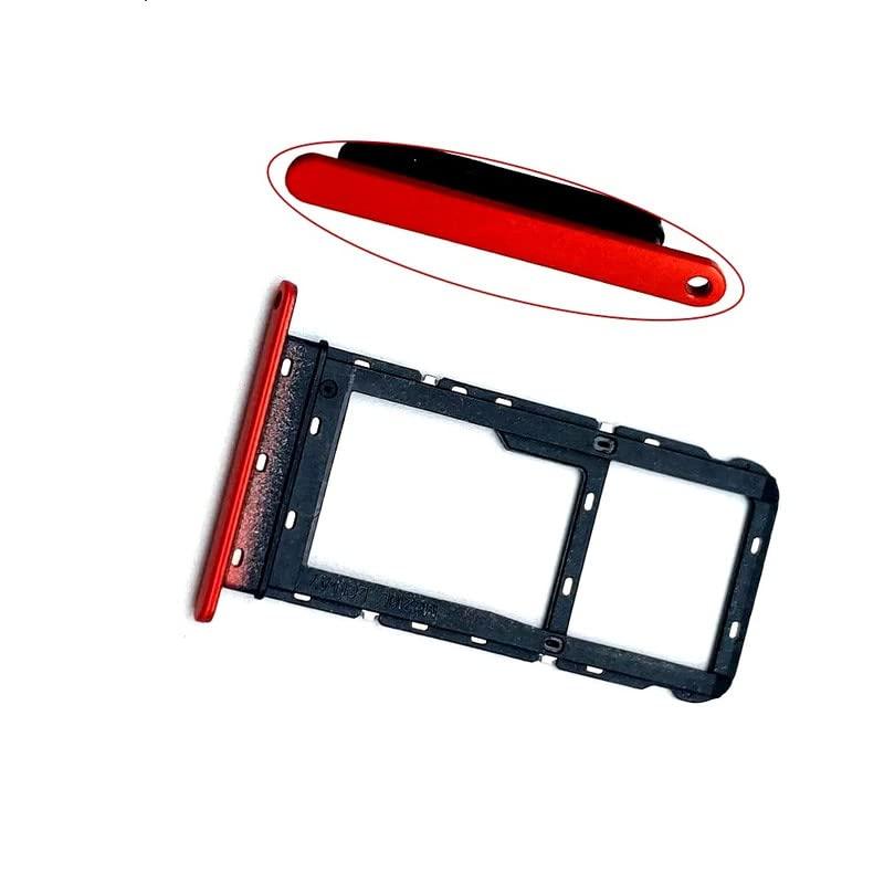 Mozomart Sim Tray Slot Holder for Motorola Moto E7 Power : Red - Zeespares.in