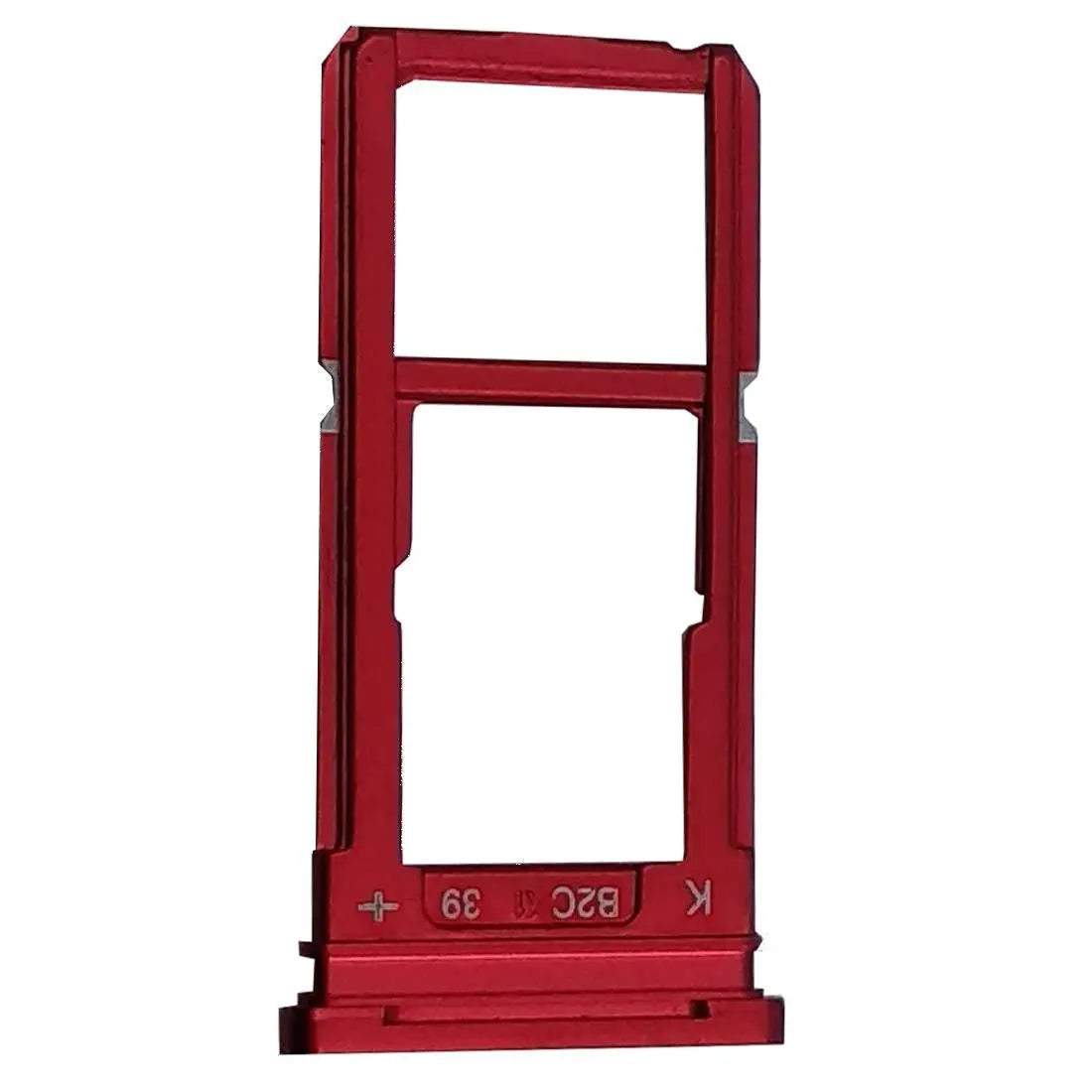 Mozomart Sim Tray Slot Holder for Oppo F7 : Red - Zeespares.in