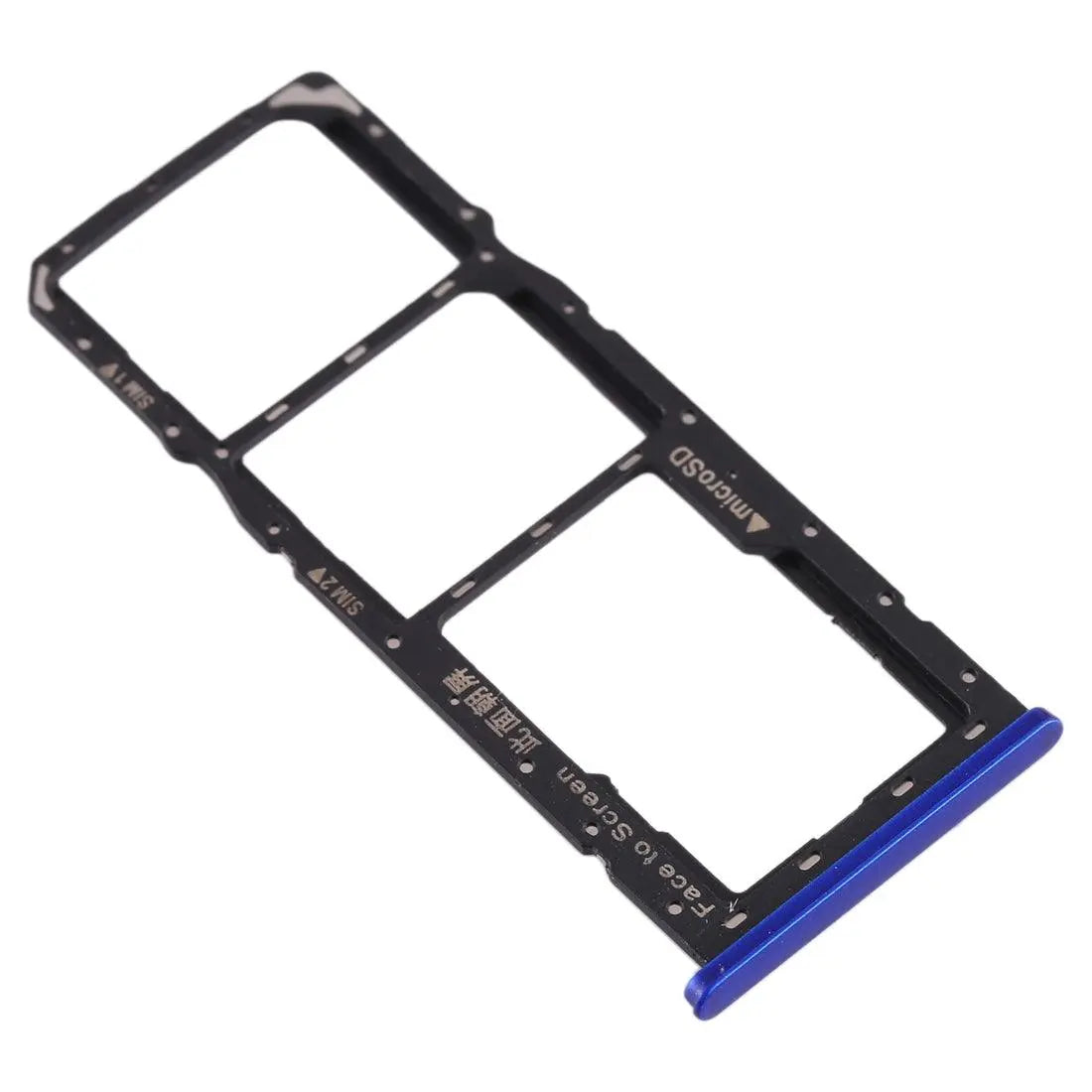Mozomart Sim Tray Slot Holder for Realme 2 : Blue - Zeespares.in