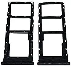 Mozomart Sim Tray Slot Holder for Tecno Spark 6 Air : Black - Zeespares.in