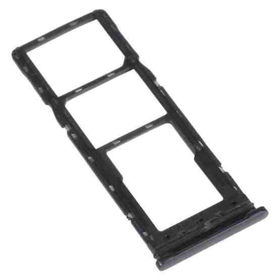 Mozomart Sim Tray Slot Holder for Tecno Spark 6 : Black - Zeespares.in