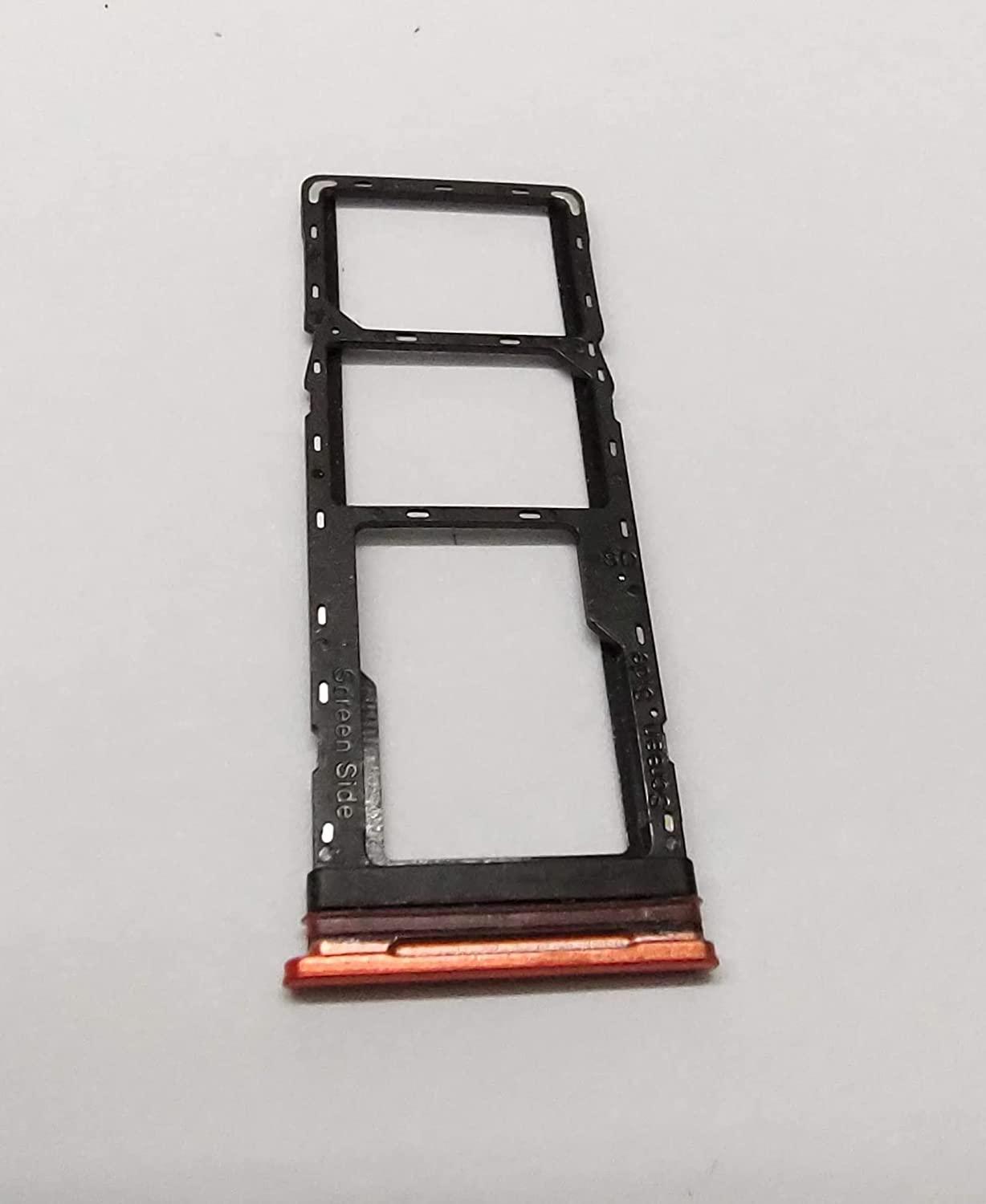 Mozomart Sim Tray Slot Holder for Tecno Spark 8 Pro : Orange - Zeespares.in