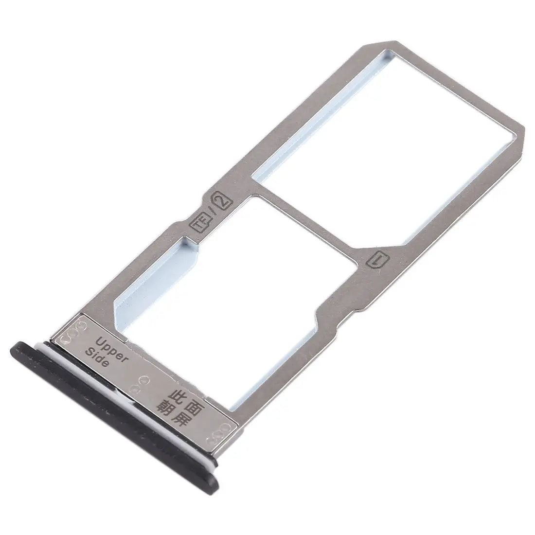 Mozomart Sim Tray Slot Holder for Vivo V7 : Matte Black - Zeespares.in