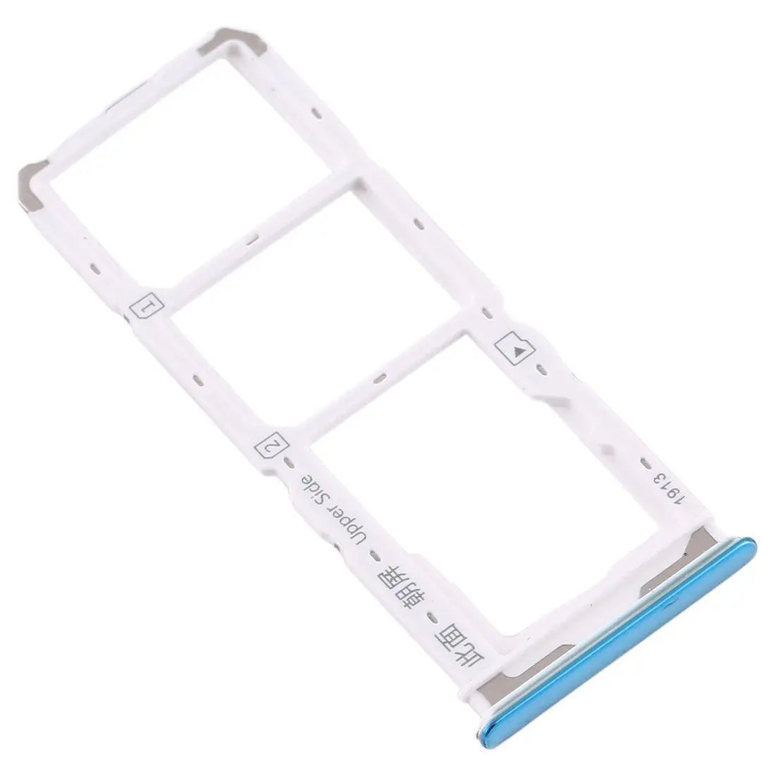 Mozomart Sim Tray Slot Holder for Vivo Y12 : Aqua Blue - Zeespares.in