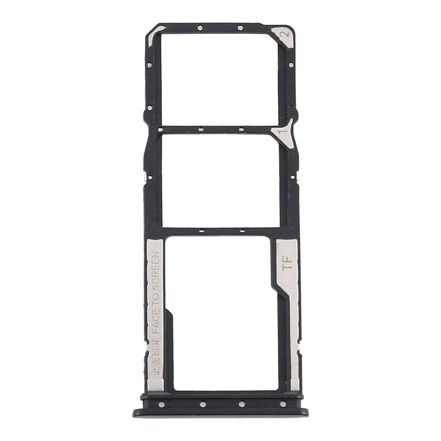 Mozomart Sim Tray Slot Holder for Xiaomi Mi 9A : Black - Zeespares.in