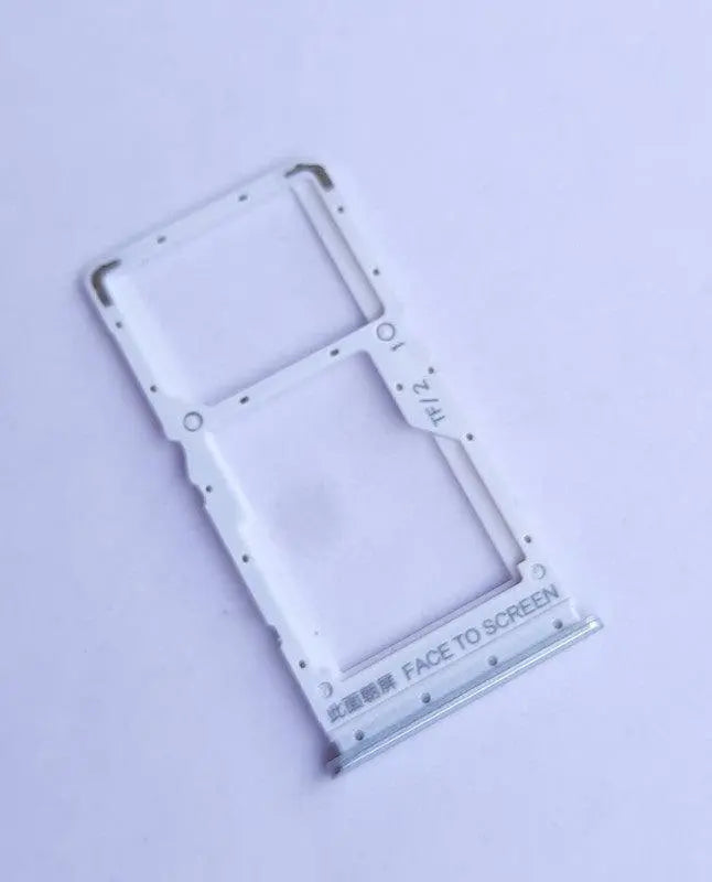 Mozomart Sim Tray Slot Holder for Xiaomi Mi Note 11T : White - Zeespares.in