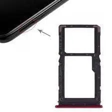 Mozomart Sim Tray Slot Holder for Xiaomi Mi Note 7 Pro : Red - Zeespares.in