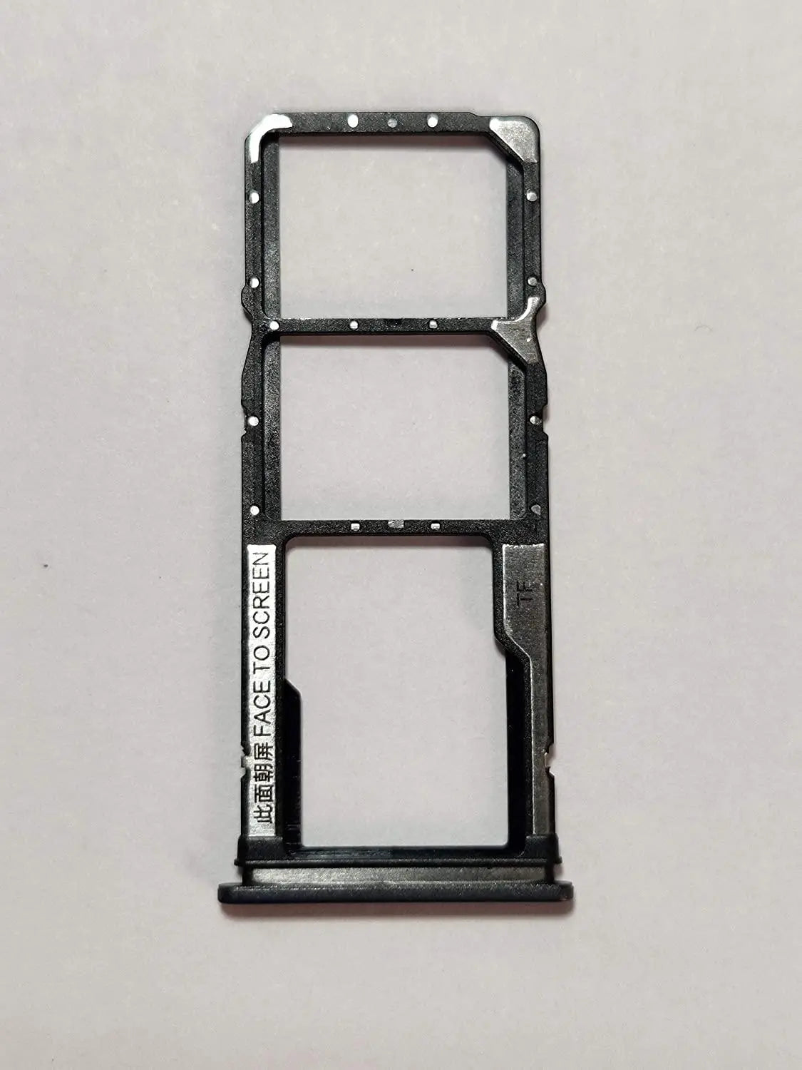 Mozomart Sim Tray Slot Holder for Xiaomi Mi Poco F2 : Pitch Black - Zeespares.in
