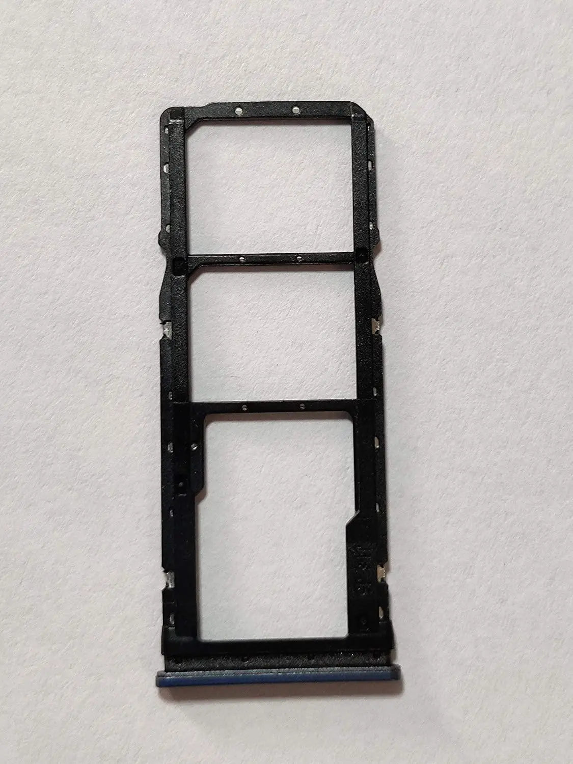 Mozomart Sim Tray Slot Holder for Xiaomi Poco M2 Pro : Two shades of black - Zeespares.in