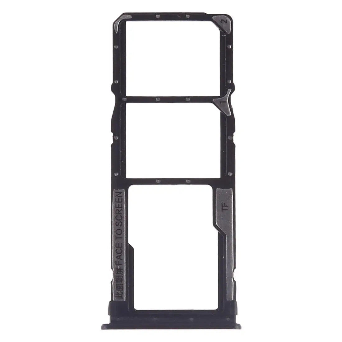 Mozomart Sim Tray Slot Holder for Xiaomi Redmi 7 : Black - Zeespares.in