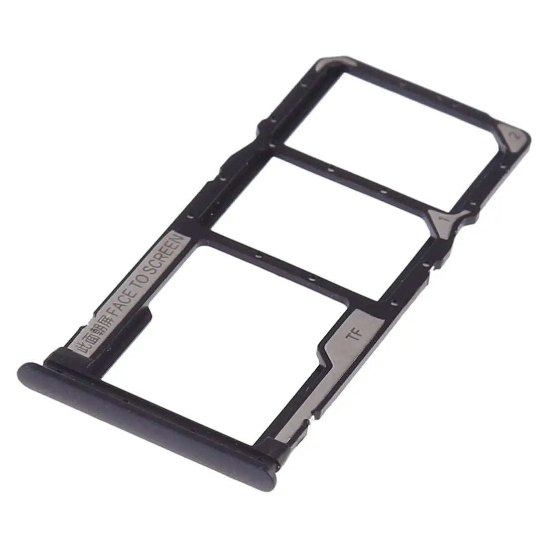 Mozomart Sim Tray Slot Holder for Xiaomi Redmi 7 : Black - Zeespares.in