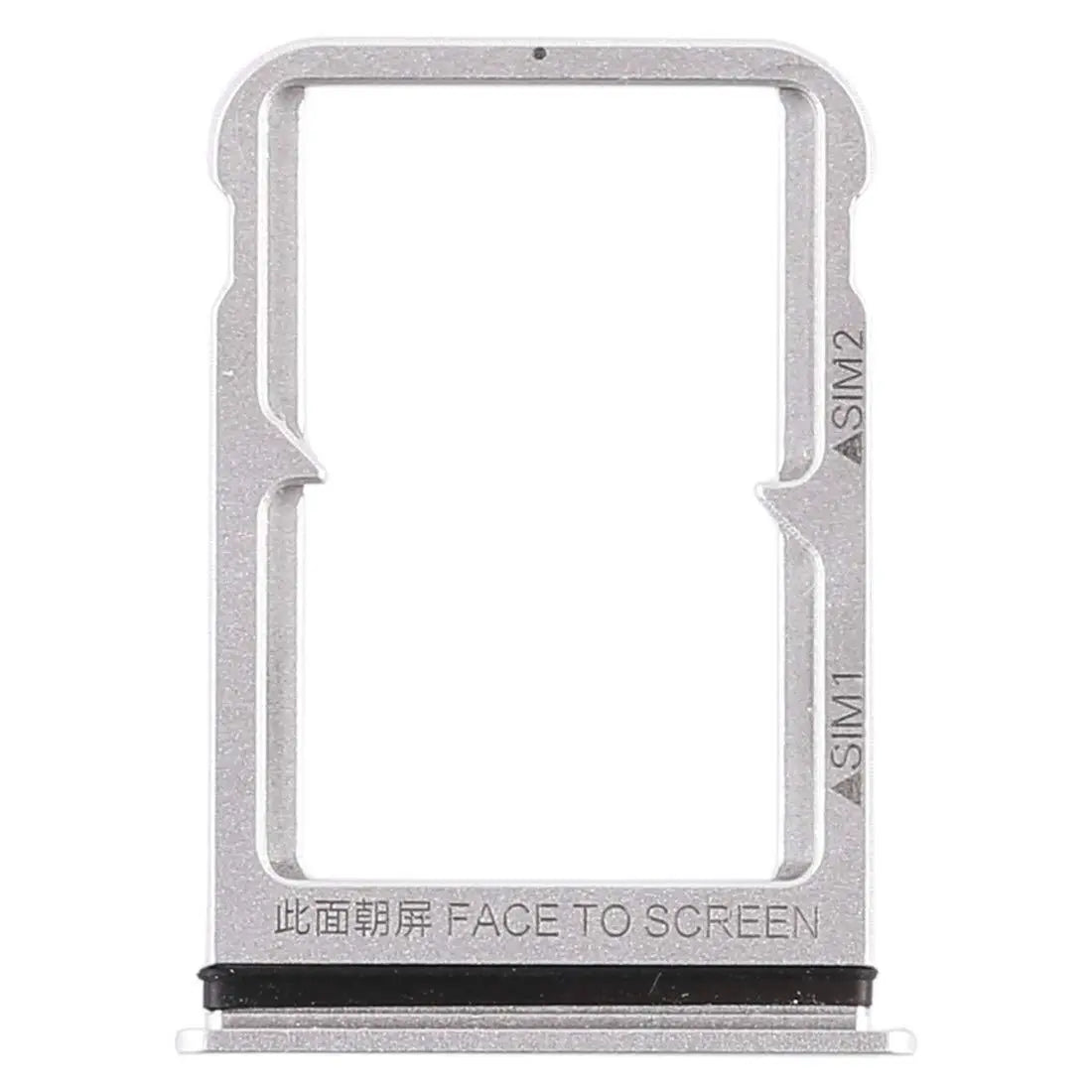 Mozomart Sim Tray Slot Holder for Xiaomi Redmi 8 : Silver - Zeespares.in