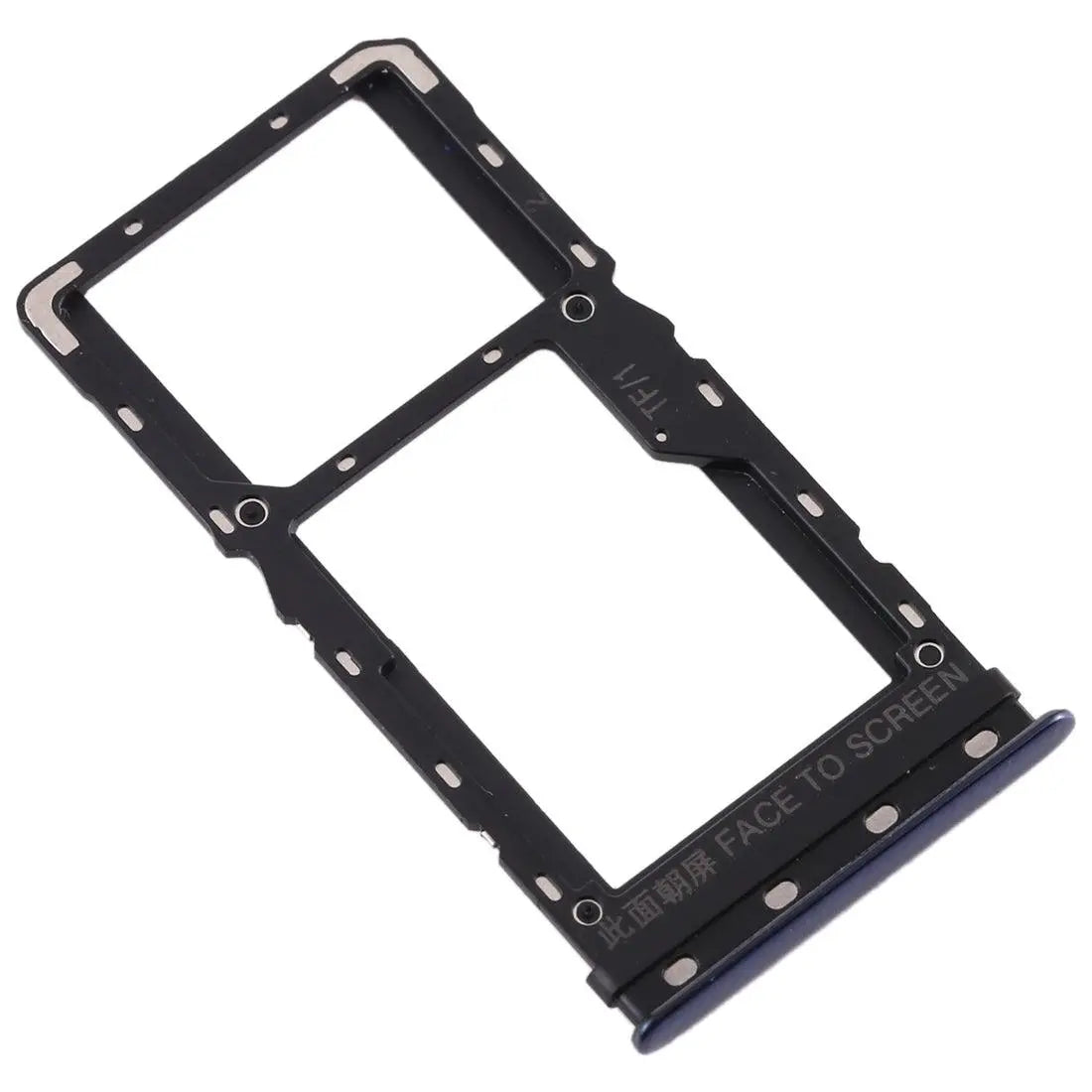 Mozomart Sim Tray Slot Holder for Xiaomi Redmi Mi A3 : Black - Zeespares.in