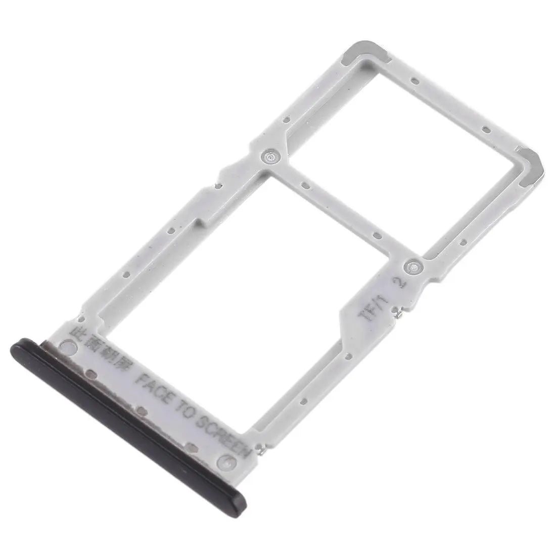 Mozomart Sim Tray Slot Holder for Xiaomi Redmi Note 6 Pro : Black - Zeespares.in