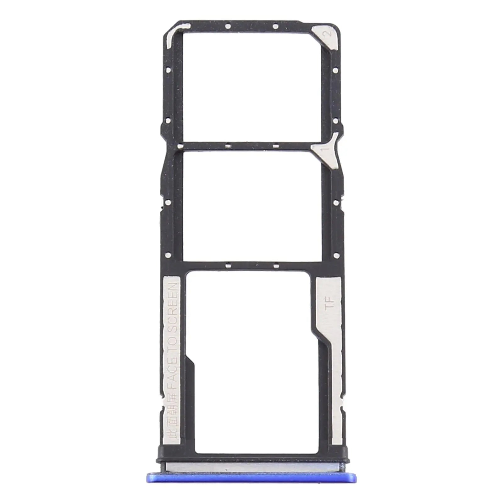 Mozomart Sim Tray Slot Holder for Xiaomi Redmi Note 9 Pro Max : Blue - Zeespares.in